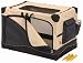 Soft Side Pet Crate 42x28x27, 5000 - Navy/Tan
