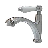 INK-0302060HT 陶器レバーハンドル 　単水栓　シルバー（銀）