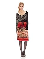 Peace & Love Vestido Western raspberry (Rojo)