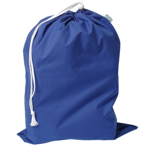 Childrens Toyshop  Toys : Tots Bots : Large Blue Drawstring Waterproof Nappy Storage Bag