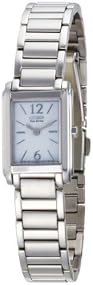 Citizen #EW9240-54A Women's Stainless Steel Silhouette Bangle Bracelet Watch