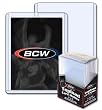 10 (Ten) of BCW 3 X 4 X 3.5 mm - Thick Card Topload Holder 138 Point - Baseball & Other Sports Cards - Collecting Supplies
