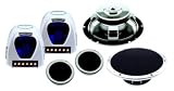 Audiobahn Speakers ABC4002V Low Profile 2-Way Component System 4 Car Speakers