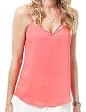 J.TOMSON Womens Sleeveless Chiffon Sheer Blouse