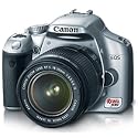 Canon Digital Rebel XSI 12.2 MP Digital SLR Camera with EF-S 18-55mm f/3.5-5.6 IS Lens (Silver)