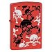 Zippo 233 SKL&XBNS Red Matte Pocket Lighter