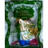 2007 McDonalds Happy Meal Toy Dreamworks : Shrek The Third (Shrek 3) #8 Little Wooden Puppet Match Up Challenge Game