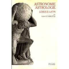 Astronomie, astrologie. Lexique latin