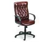 HIGH BACK VINYL OXBLOOD CHAIR