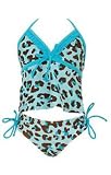 Chic Cheetah Girls Two Piece Tankini Swimsuit - Plus Size Swimwear Plus Size Swimsuits by 