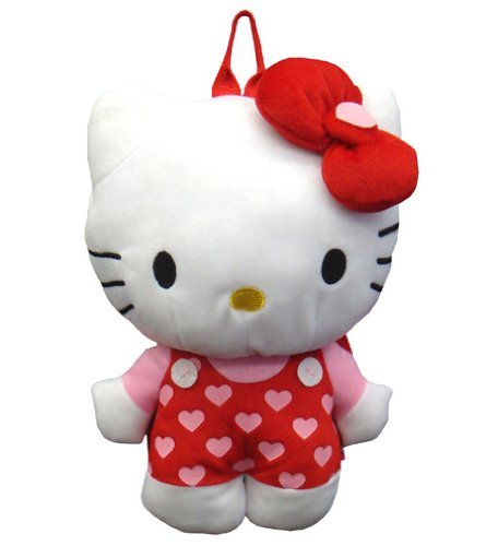 Hello Kitty Plush Hearts Jumper Backpack