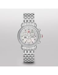 MICHELE Womens MWW03M000114 CSX-36 Analog Display Swiss Quartz Silver Watch