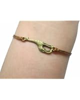 Candy Clover Cute Giraffe Handmade Bracelet 'Antique Bronze