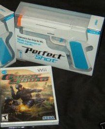 Ghost Squad Game for Wii & NYKO Perfect Shot Gun (Wiimote Sold Seperately)
