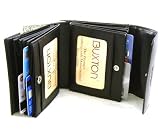 Buxton Genuine Leather Minimizer Accordian Credit Card Wallet