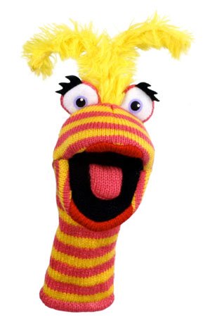 Childrens Toyshop  Toys : Baby Lipstick Sockette Finger Puppet