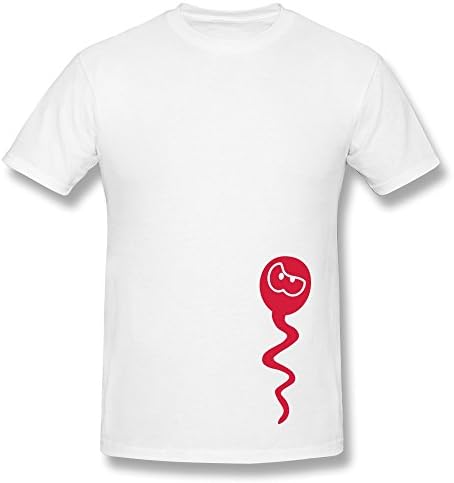 LZF Men's Sperm Cotton T-Shirt XL White