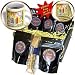 Beverly Turner Birthday Design - Confetti and Candles Party Time Yellow - Coffee Gift Baskets - Coffee Gift Basket