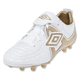 Umbro Speciali Statement HG Soccer Shoes (White/Metallic Gold/Silver)