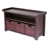 Storage Bench - Antique Walnut