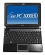 ASUS Eee PC 1000HD 10-Inch Netbook (900 MHz Intel Celeron M 353 Processor, 1 GB RAM, 80 GB Hard Drive, Linux, 6 Cell Battery) Fine Ebony