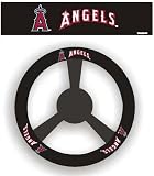 Steering Wheel Cover Leather - MLB Baseball - Los Angeles Angels of Anaheim
