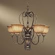 Minka Raffine Aged Patina 5 Light Chandelier 965-243