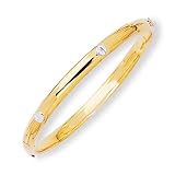 14k 5. Baby Bangle Bracelet - 5 Inch