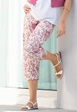 Jessica London Plus Size Toile-Print Capris
