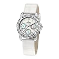 Festina - F16021/B - Montre Femme - Quartz Analogique - Chronographe - Bracelet en Cuir Blanc