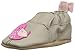 Robeez Girls' Peaceful Partridge Slip-On, Grey, 12-18 Months M US Infant