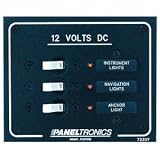PANELTRONICS STANDARD DC 3 POSITION BREAKER PANEL W/LEDS