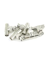 CE: 3 Way T Shape BNC Male to 2 Female RF Coaxial Adapter 5 Pcs - Gino