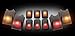 Hummer H2 02-10 (10-Piece Set) Smoked Cab Roof Light Lenses w/ Five Amber (Forward Facing) & Five Red (Rear Facing) 194 Xenon Bulbs