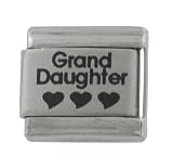SilverBin Grand Daughter Stainless Steel Italian Charm Link