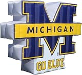 4.5' NCAA University of Michigan Inflatable Logo Outdoor Yard Decoration