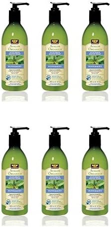 (6 PACK) - Avalon Peppermint Liquid Soap | 350ml | 6 PACK - SUPER SAVER - SAVE MONEY