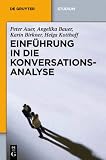 Produkt-Bild: Einf&uuml;hrung in die Konversationsanalyse (de Gruyter Studienbuch)