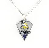Minnesota Vikings Chain Necklace & Pewter Pendant - NFL Football Fan Shop Sports Team Merchandise at Amazon.com