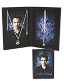 The Twilight Saga: New Moon - Merchandise (Exclusive Limited Edition Silver Rhodium Plated Jewelry Set - Edward) (Box Size: 5.5" x 8")