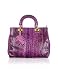 Ghibli Purple Python Tote Bag