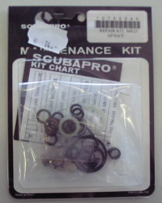 Scubapro 1.Stufe Service Kit Travel Kit für MK20/25