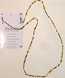 Fine Onyx and Golden Beads Eye Glass Holder Necklace for Women and Teens
