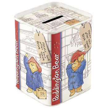 Childrens Toyshop  Toys : Paddington Tin Money Box