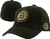 Boston Bruins Hat: '47 Brand Tradition Black Wool Stretch Fit Hat