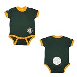 MLB Oakland Athletics Baby / Infant One-Piece Bodysuit / Romper / Onesie - Green & Orange (Size: 6-9)