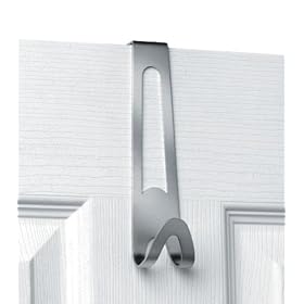 <b>Overdoor Ellipse Hook - Brushed Nickel by Spectrum</b>