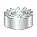 4-40 Hex Keps Nuts/18-8 Stainless Steel (Carton: 2,000 pcs)