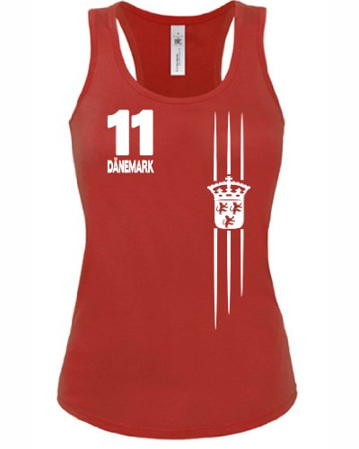 FRAUEN FUSSBALL EM 2013 – DÄNEMARK FANSHIRT 3219(TT-F-R) Gr. S