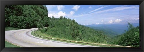 Newfound Gap road, Great Smoky Mountains National Park, Framed Art Size 38 X 14